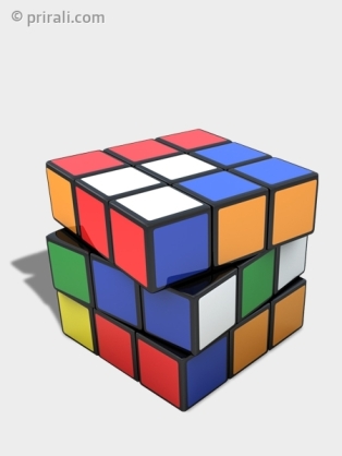 Rubik cube magique 5,3cm