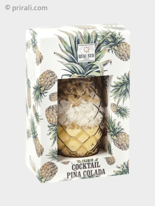 Verre Ananas Mélange pour Piña Colada